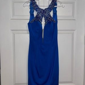 Beautiful royal blue cocktail dress